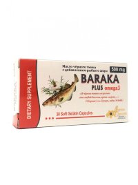 Капсулы Baraka Plus Omega 3, 30 капсул  