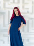 Базовое платье Маляк - синее