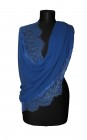 Шёлковый хиджаб "Мадина" - синий